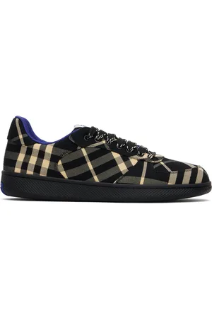 Burberry Baskets Terrace noires à carreaux