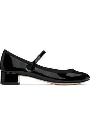 Repetto Chaussures de style Charles IX à talon bottier Rose noires