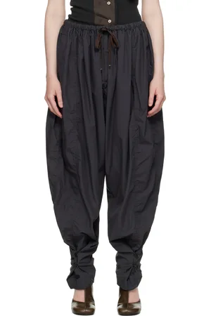 LEMAIRE Pantalon de détente de style parachute gris