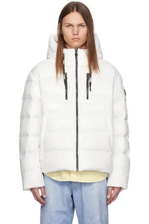 Mackage Blouson Victor blanc rembourré en duvet