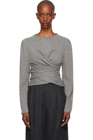 LE 17 SEPTEMBRE Pull cache-cœur gris