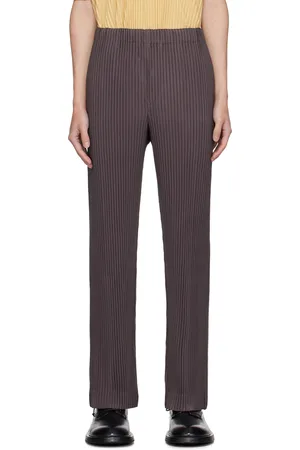 Issey Miyake Pantalon Pleats Bottoms 1 mauve