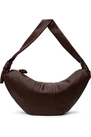 LEMAIRE Grand sac Croissant bourgogne