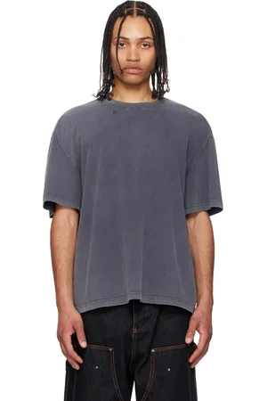 Kusikohc T-shirt gris à image florale imprimée