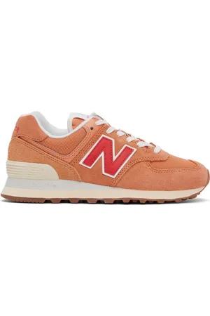 New Balance Baskets 574 orange