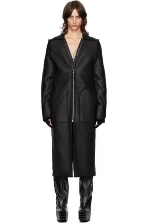 Rick Owens Blouson réversible Klaus noir à garnitures en peau retournée - Porterville