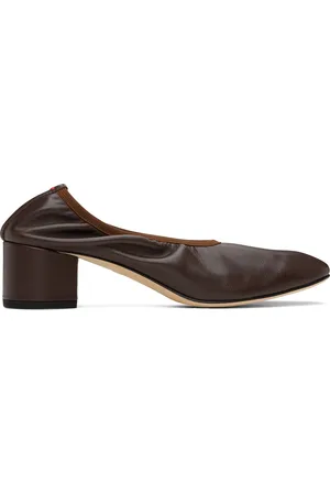 Aeyde Chaussures à talon bottier Gemma brunes