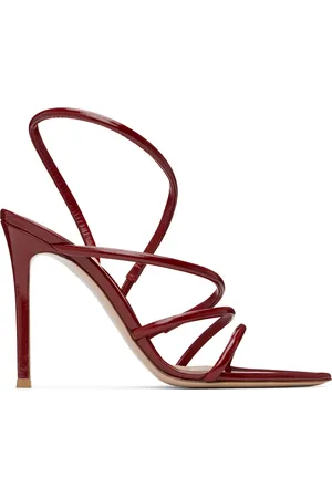 Gianvito Rossi Sandales à talon aiguille Ettie rouges