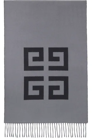 Givenchy Écharpe grise à logos 4G