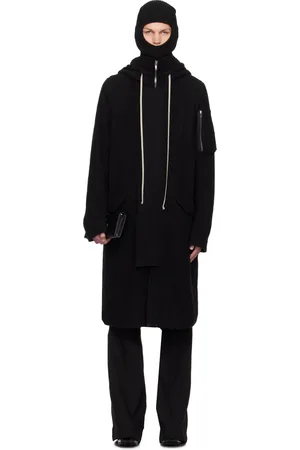 Rick Owens Manteau surdimensionné de style parka noir - Porterville