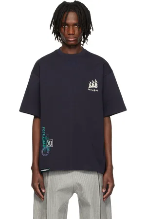 NAMESAKE T-shirt surdimensionné Sava bleu marine à logo Sail