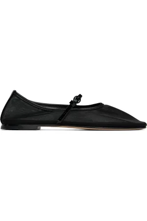 Dear Frances Ballerines Balla noires en filet à bride