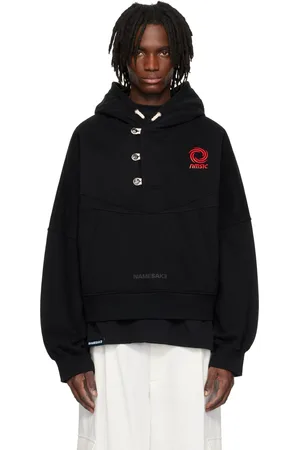 NAMESAKE Pull à capuche de style pêcheur Winfar noir