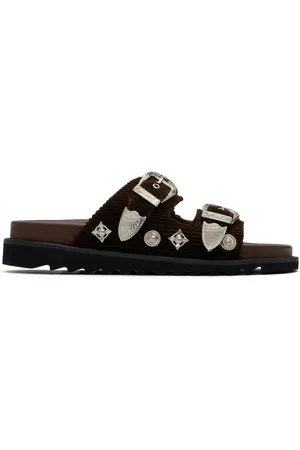 TOGA PULLA Sandales brunes exclusives à SSENSE