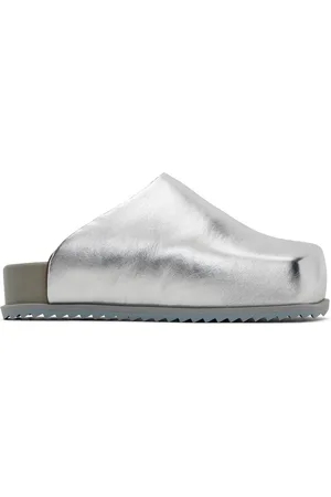 Yume Yume Flâneurs à enfiler de style chaussure de camionneur argentés