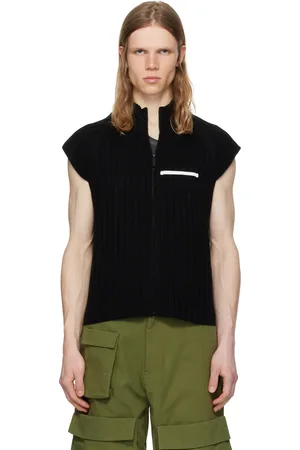 Spencer Badu Gilet noir en tricot
