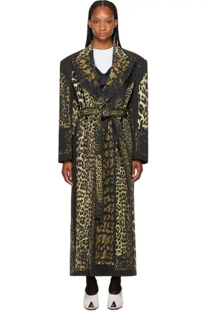 Jean Paul Gaultier Manteau multicolore à double boutonnage