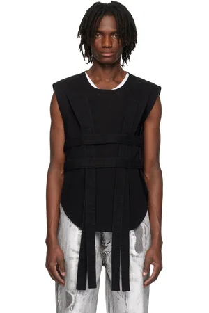Kusikohc Veste noire à sangles