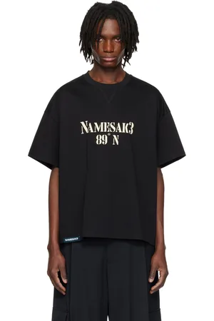 NAMESAKE T-shirt surdimensionné Tobi noir à logo 89