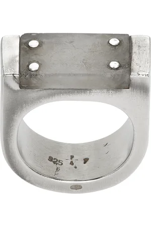 PARTS OF FOUR Bague argentée à quartz
