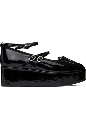 Repetto Ballerines de style Chaussures Charles IX Cendrillon noires à plateforme