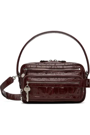 Acne Studios Sac à bandoulière Camero Party bourgogne