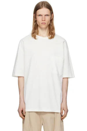 LEMAIRE T-shirt à manches courtes droit blanc