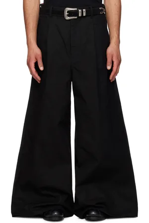Fumito Ganryu Pantalon de travail ample Reverse noir