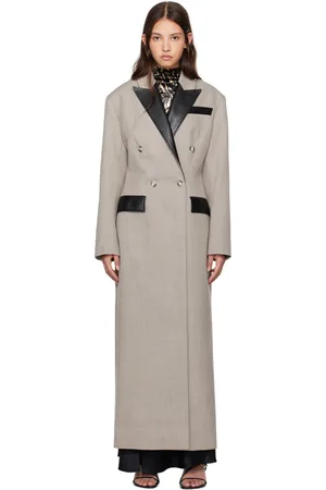 Nanushka Manteau Ferris taupe