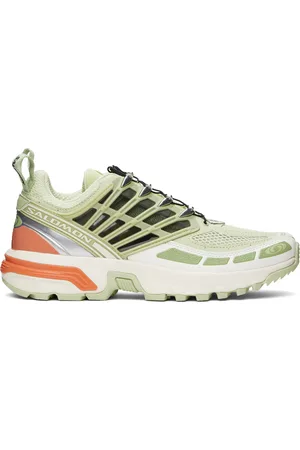 Salomon Baskets Pro vert et orange à technologie Agile Chassis™ System