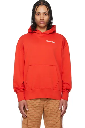 Kenzo Pull à capuche surdimensionné rouge édition VERDY - Market