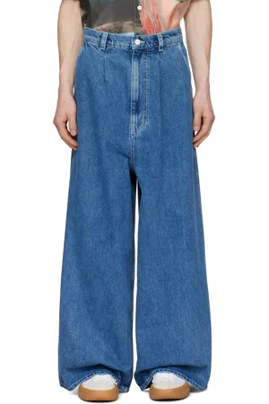 SUNNEI Jean surdimensionné bleu