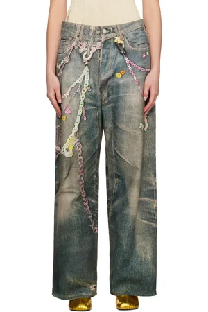 Acne Studios Jean ample 1981F bleu