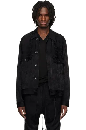 SONG FOR THE MUTE Blouson de travail noir