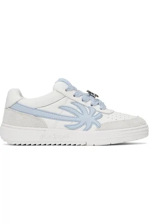 Palm Angels Baskets Palm Beach University blanc et bleu