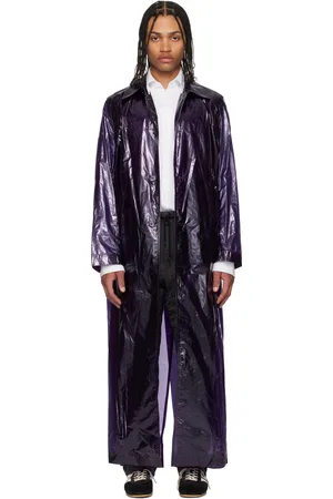DRIES VAN NOTEN Mackintosh décontracté mauve