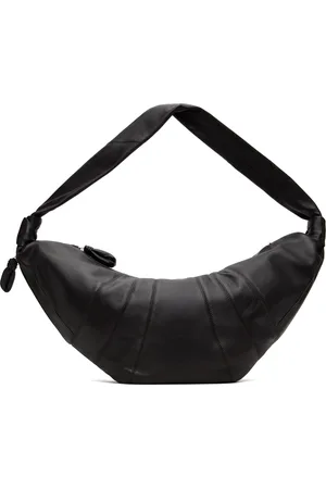 LEMAIRE Grand sac Croissant brun
