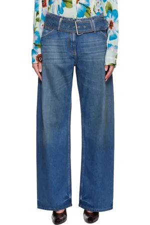 Acne Studios Jean bleu à ceinture