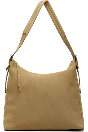 LEMAIRE Sac beige à patte de style ceinture