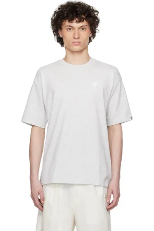 A Bathing Ape T-shirt gris à logo AAPE Now