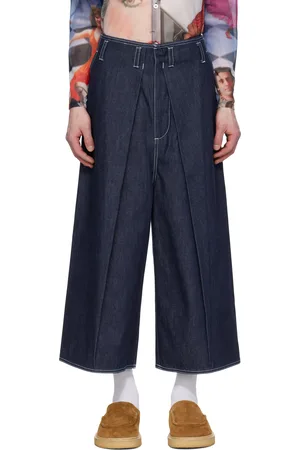 SUNNEI Short Cholo bleu marine en denim