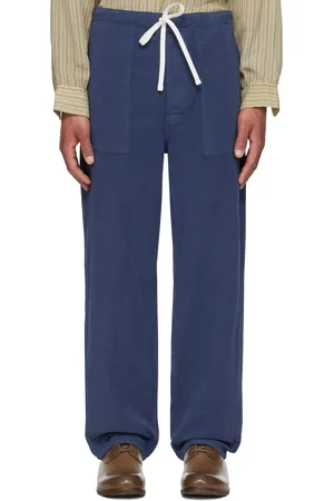 Kaptain Sunshine Pantalon de style boulanger Walk Easy bleu marine