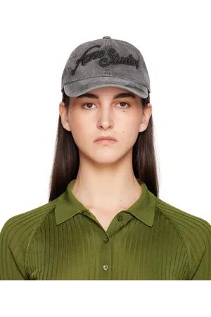 Acne Studios Casquette noire à logos