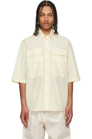 LEMAIRE Chemise utilitaire blanc cassé