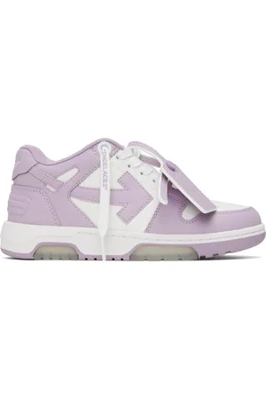 OFF-WHITE Baskets Out Of Office mauve et blanc