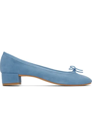 Repetto Chaussures à talon Camille bleues à semelle en caoutchouc
