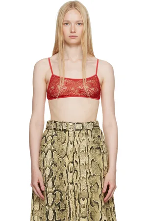 DRIES VAN NOTEN Soutien-gorge léger ajusté rouge