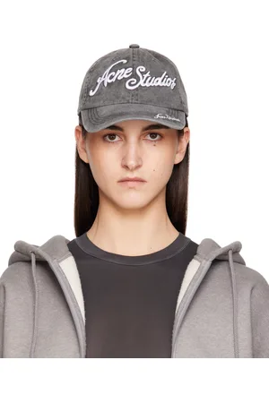 Acne Studios Casquette noire à logos