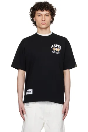 A Bathing Ape T-shirt à manches courtes noir à logo AAPER