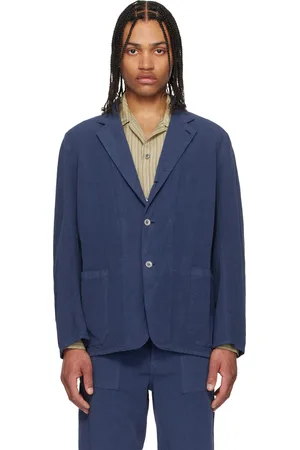 Kaptain Sunshine Veston Take Easy bleu marine